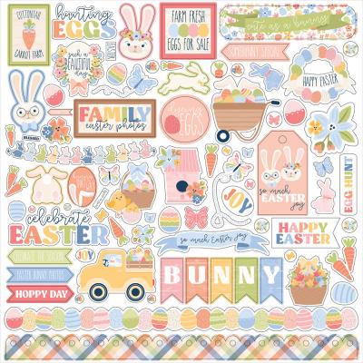 Echo Park Bunnies And Baskets - Element Sticker