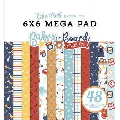 Echo Park Baby On Board It's a Boy! - Cardmakers Mega Pad