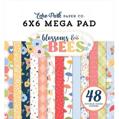 Echo Park Blossoms And Bees - Cardmakers Mega Pad