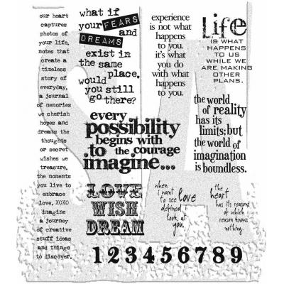 Stampers Anonymous Tim Holtz Stempel - Stuff To Say