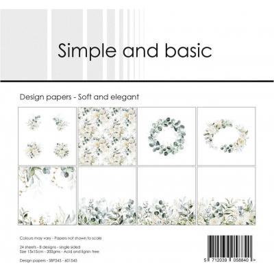 Simple and Basic Paper Pack - Soft and Elegant