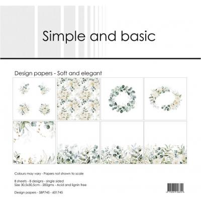 Simple and Basic Paper Pack - Soft and Elegant