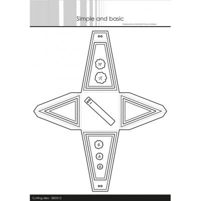 Simple and Basic Cutting Dies - Triangle Giftbox