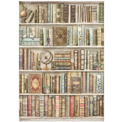 Stamperia Rice Paper - Bookshelf