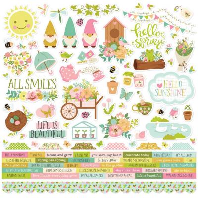 Simple Stories Tea Garden - Cardstock Stickers