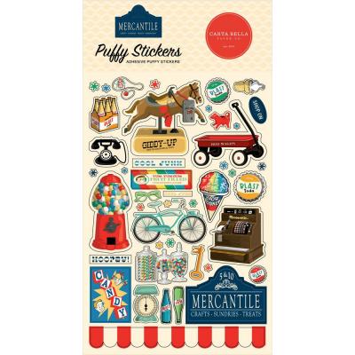 Carta Bella Mercantile - Puffy Stickers