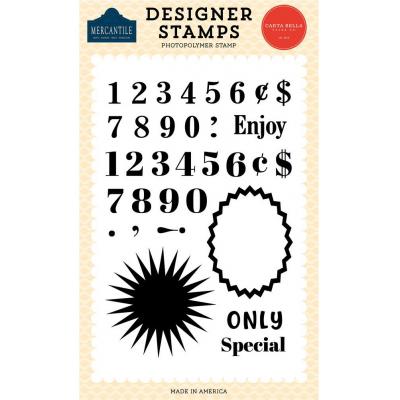 Carta Bella Mercantile Stempel - Price Sticker