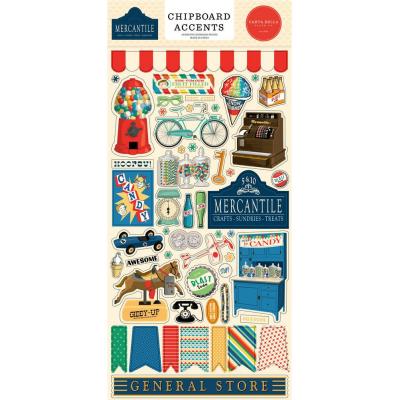 Carta Bella Mercantile - Chipboard Accents