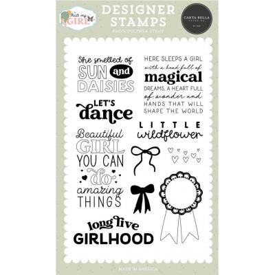 Carta Bella That's My Girl Stempel - Girlhood