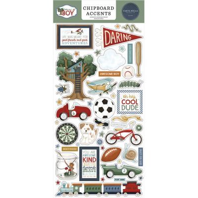 Carta Bella That's My Boy - Chipboard Accents