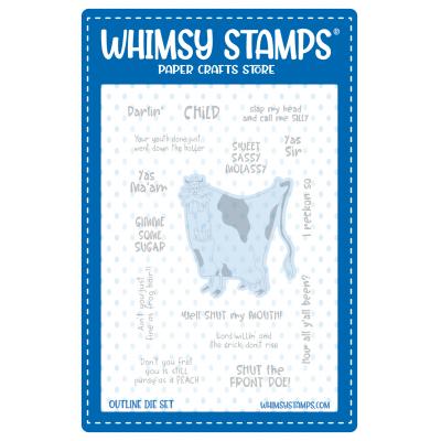 Whimsy Stamps Outline Dies - Southern Sugar