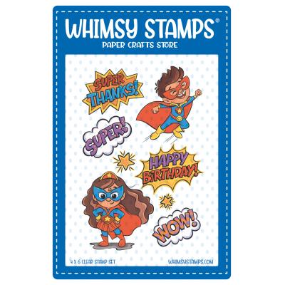 Whimsy Stamps Stempel - Super Kids
